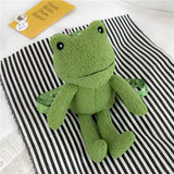 Girl Plush Frog Doll Bag Cartoon Baby Backpack