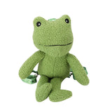 Girl Plush Frog Doll Bag Cartoon Baby Backpack