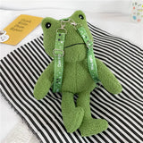 Girl Plush Frog Doll Bag Cartoon Baby Backpack