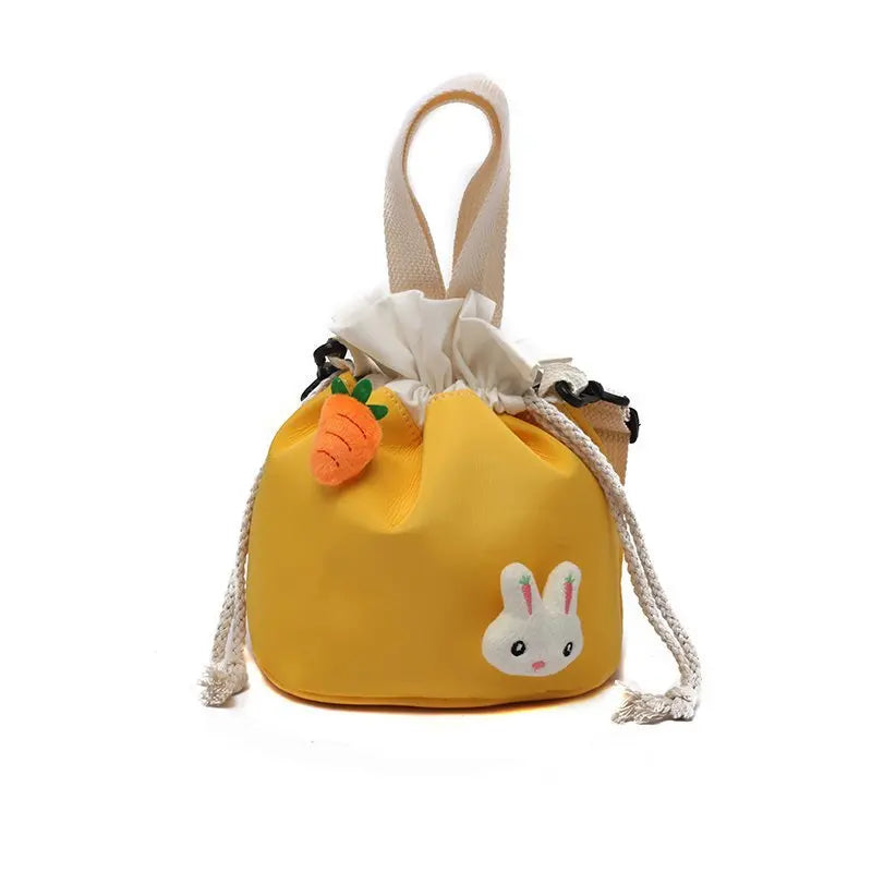 Girl Rabbit Bucket Bag Casual Shoulder Bag Large Capacity Purse
