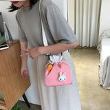 Girl Rabbit Bucket Bag Casual Shoulder Bag Large Capacity Purse