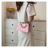 Girl's PU Leather Messenger Bag Solid Tote Small Shoulder Bag