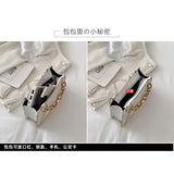 Girl's PU Leather Messenger Bag Solid Tote Small Shoulder Bag