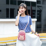 Sequin Shoulder Bag Small Backpack for Girls