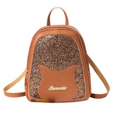 Sequin Shoulder Bag Anti-theft Rucksack Mini Daypack G5AE