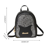 Sequin Shoulder Bag Anti-theft Rucksack Mini Daypack G5AE