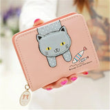 Women Wallet Card Clamps Coin Purse Cash Clip Billfold PU Leather Vintage Purse