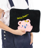 Girl Tablet Computer Bag Bear iPad Bag Student 11 inch