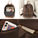 Girls Backpack High Oxford Cloth Lightweight Ladies Backpack Large Capacity