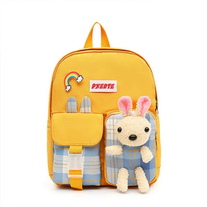 Girls' Cartoon Rabbit Backpack Kindergarten School Bags