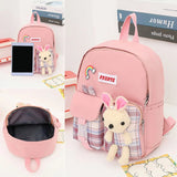 Girls' Light Backpack Student Travel Bag Kindergarten Schoolbag