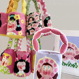 Girls Bag Spring Cotton Casual Comic Girl Hadnbag Purse