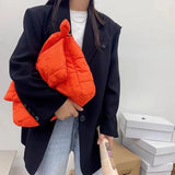 Girls Bag Winter Bucket Nylon Shoulder Handbag Crossbody Women Bag