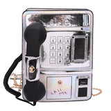 Funny PU Bucket Shoulder Bag Crossbody Women Bag