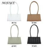 Women's Casual Messenger Bags Stripes Embossing PU Shoulder Bag