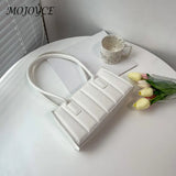 Women's Casual Messenger Bags Stripes Embossing PU Shoulder Bag