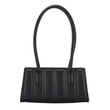 Women's Casual Messenger Bags Stripes Embossing PU Shoulder Bag