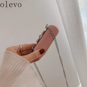 Girls Personalized Lipstick Bag Mini Chain Messenger Bag Crossbody Bag