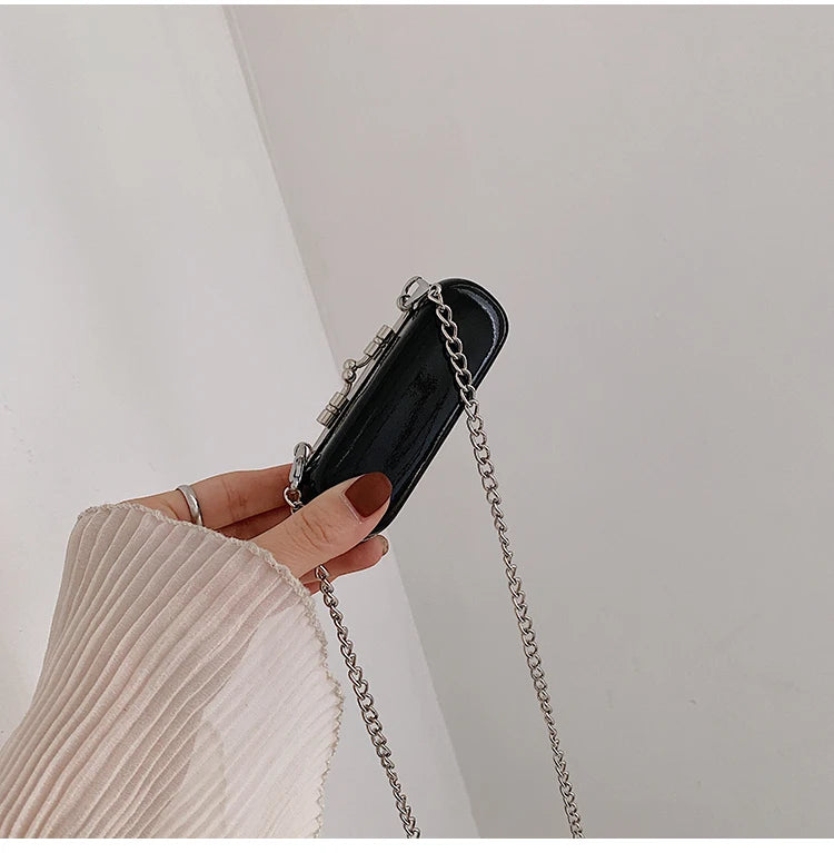 Girls Personalized Lipstick Bag Mini Chain Messenger Bag Crossbody Bag