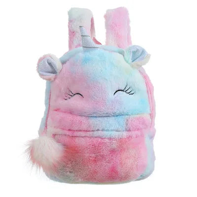 Plush Unicorn Backpacks Children Schoolbag Kids Gift Book Bag