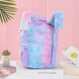 Plush Unicorn Backpacks Children Schoolbag Kids Gift Book Bag