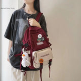 Large Student Shoulder Bags Nylon School Bag for Boys