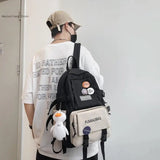 Large Student Shoulder Bags Nylon School Bag for Boys