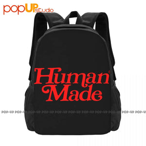 Girls Dont Cry Human Pizza Backpack Large Capacity Foldable Storage Bag
