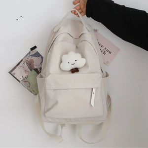 Girls Boys Backpack Middle High School Student Schoolbag Large Capacity Laptop B