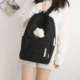 Girls Boys Backpack Middle High School Student Schoolbag Large Capacity Laptop B