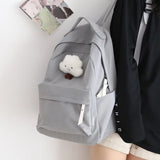 Girls Boys Backpack Middle High School Student Schoolbag Large Capacity Laptop B
