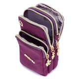 Girls Casual Shoulder Crossbody Small Bags Hip Arms Bag with Earphone Hole