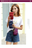 Girls Casual Shoulder Crossbody Small Bags Hip Arms Bag with Earphone Hole