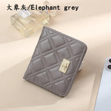 Girls' Fashion Leather Short Thin Coins Purses Wallets