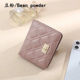 Girls' Fashion Leather Short Thin Coins Purses Wallets
