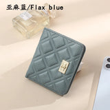 Girls' Fashion Leather Short Thin Coins Purses Wallets