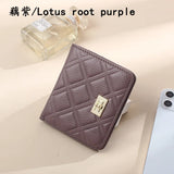 Girls' Fashion Leather Short Thin Coins Purses Wallets