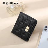 Girls' Fashion Leather Short Thin Coins Purses Wallets