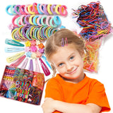 Girls Hair-tie Rubber Band Clip Set Headbands Hair Accessor