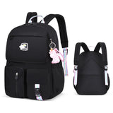 Girls Kids Backpack Schoolbag Rucksack Primary Bookbags with Pendant