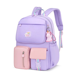 Girls Nylon Backpack for Teenage Girls Rucksack Bookbag School Bag