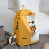 Cartoon Cat Schoolbag Backpack for Girls and Boys