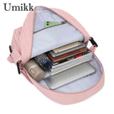 Girls Lightweight Student Laptop School Book Bag Casual Travel Rucksack