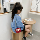 Girls Mini Shoulder Messenger Bag Princess Wallet Coin Purse Party Bag