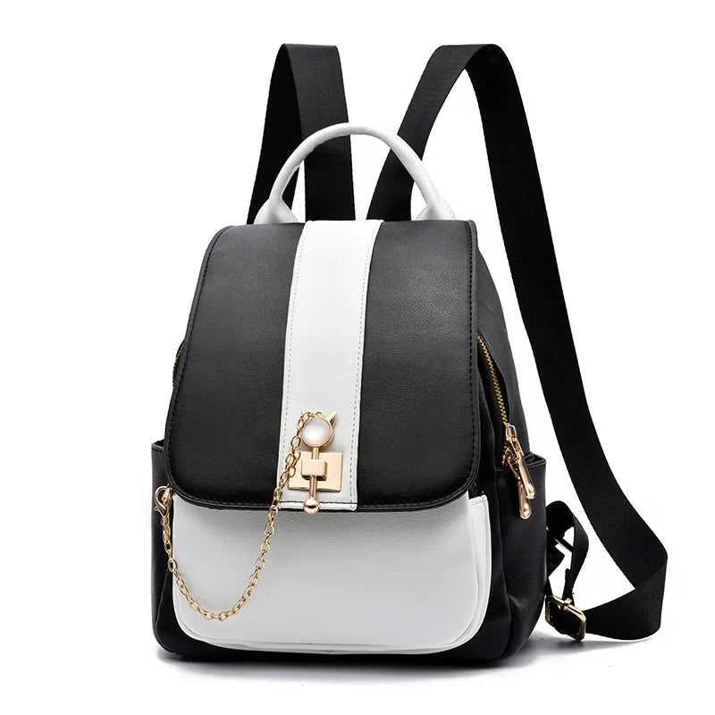 Sequins School Shoulder Bags for Women Casual Travel Backpacks