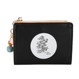 Girls PU Leather Short Wallets Women Cartoon Coin Purses Clutch Students' Card H