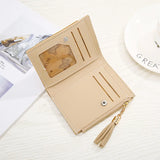 Girls PU Leather Short Wallets Women Cartoon Coin Purses Clutch Students' Card H