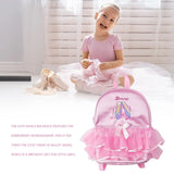 Pink Ballet Dance Bag Child School Backpack Tutu Schoolbag for Kids