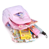 Girls Pink School Bags Large Capacity Kids Orthopedic Backpack 3-6