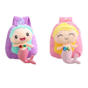 Girls Plush Rucksack Mini Backpack Cartoon Travel School Daypack